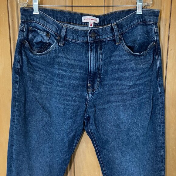 Lucky Brand 363 Vintage Straight Medium Wash Denim Jeans Size 36x30 Blue AN EXC - Picture 6 of 12
